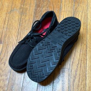 Black Canvas Shoes